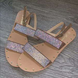 Forever Crystal Sandals